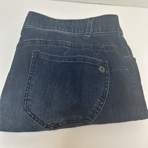 Democray "Ab"solution Booty Lift Distressed Stretch‎ Denim Jegging Jean Size 10